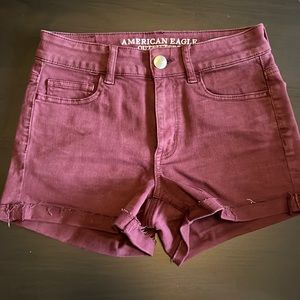 American eagle high rise shorts super stretch size 2